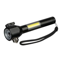 Torcia ricaricabile Trent 500 mAh, nero, EG412803