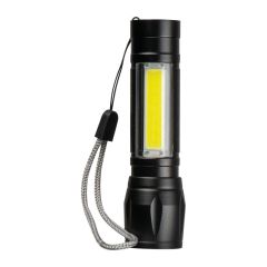 Torcia ricaricabile Tokyo 400 mAh, nero, EG415003