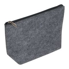 RPET Cosmetic Bag Cremona, Dark Grey, EG424977