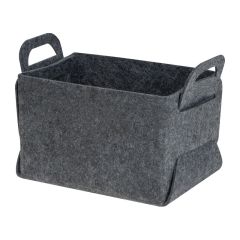 Cesto pieghevole RPET Östersund, grigio scuro, EG433777