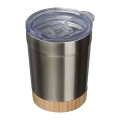 Bicchiere in acciaio riciclato Turin 300 ml, grigio, EG438907