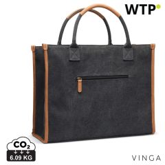VINGA Bosler RCS recycled canvas office tote, XDV76200-8261B56D