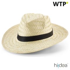 Cappello di paglia naturale con nastro in poliestere EDWARD POLI, 99084