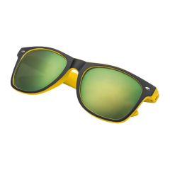 Bicolore Sonnenbrille mit verspiegelten Gläsern, MA50671