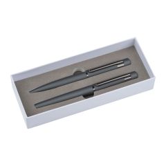 Set da scrittura Porto Velho, grigio scuro, EG516777
