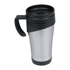 Termo šalica od nehrđajućeg čelika El Paso 400 ml, siva, EG530007