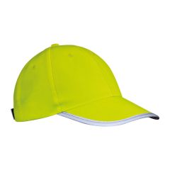 6-Panel reflektierende Baseballkappe für Kinder, Gelb, MA5339808