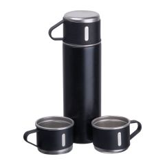 Insulated Bottle Set Iceland, Black, EG538703