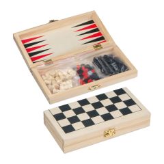 Backgammon - Schach - Dame Spiel, Beige, MA5432413
