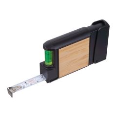 Nastro di misurazione con livella Halifax, nero, EG545203