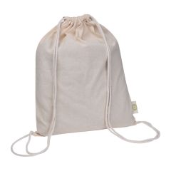 Torba za teretanu od organskog pamuka Houston 140 g/m², bež, EG545513