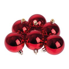 Christmas Bauble Set Lillehammer, rosso, EG578405