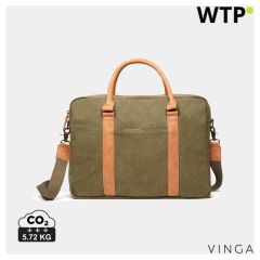 VINGA Bosler RCS recycled canvas computer bag, XDV5223-AA23F341