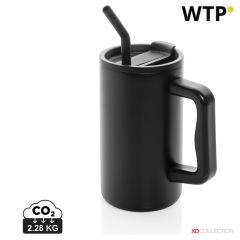 Kockasta RCS certificirana skodelica iz recikliranega jekla 800ml, XDP437.31-3AFE93FC
