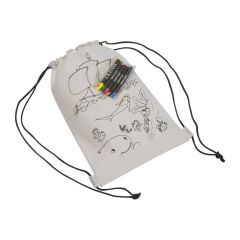 Kids drawstring bag, White, MA6058606