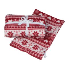 Christmassy blanket, rdeča, MA6316905