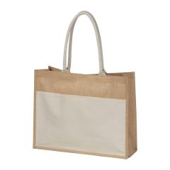 Jutetasche mit Henkel, Beige, MA6389113