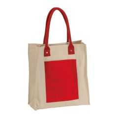 Canvas shopper with long handles, MA65218