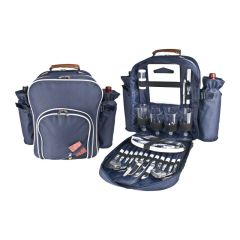 High-class picnic backpack Virginia, Blue, EG660704
