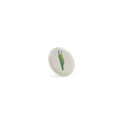Button PIN 1, Button pin badge, Silver, 73120-340