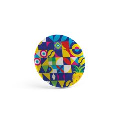 Button PIN 7, Magnetic button badge, 300 - Black, 73126-300