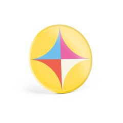 Button PIN 9, Button pin badge, srebro, 73129-340
