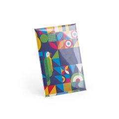 Button PIN 13, Vertical rectangular pin badge, 300 - Black, 73133-300