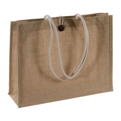 Borsa in juta Kastamonu 320 g/m², marrone, EG753601