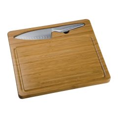Tagliere con coltello Mantova, marrone, EG763301