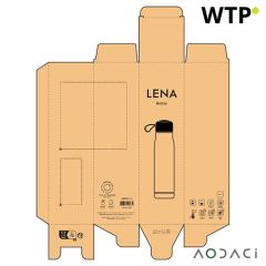 Lena Bottle rSS 570ml. Dvojna stena in nepreglemljivo. Ročaj iz rPET., ABT018