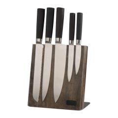 Messerkblock mit 5 Messern, Schwarz, MA8079103