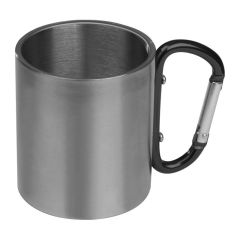 Metalltasse mit Karabiner, 200 ml, MA81367