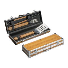 3-teiliges BBQ-Besteck, Beige, MA8363313