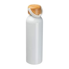 Steklenica iz recikliranega aluminija, 600 ml, bela, MA8378306