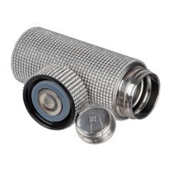 Mala boca od nehrđajućeg čelika s Rhinest, 350 ml, siva, MA8522507