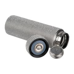 Large stainless steel bottle with rhinest, 500 ml, Grey, MA8522607