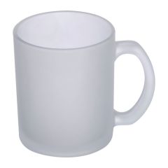 Frosted glass sublimation mug, 350 ml, transparentan, MA8572866