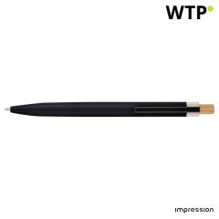 Recycled aluminium lacquered push ballpen Maren, 1351334