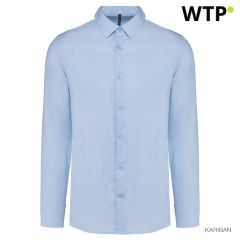 Camicia da uomo a maniche lunghe facile da curare senza tasca, EGKA595
