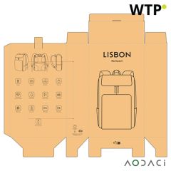 Lisbon Backpack 20L rPU. Fits 15.6 laptop, ABK027
