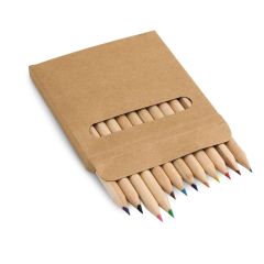 COLOURED, Stiftebox mit 12 Buntstiften, natürlich, 91747-160