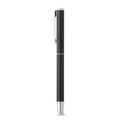 LEAH, set penna roller e a sfera in alluminio (94% rAL) con clip, nero, 91782-103