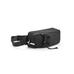 DELFOS POUCH, marsupio in poliestere riciclato 300D e 600D con elementi riflettenti, nero, 92091-103
