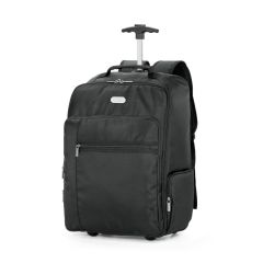 AVENIR, 17" Laptop trolley backpack in 1680D and 300D polyester, Black, 92177-103