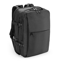 DALLAS, High-density recycled 600D polyester travel backpack for 173" laptop, Black, 92318-103