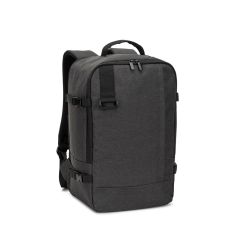 CIES, Backpack made from high-density 600D recycled polyester, meeting airline size requirements, Dark grey, 92361-133