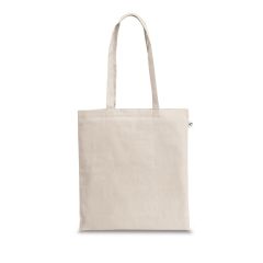 SVANETI, borsa in cotone riciclato (70%) e poliestere (30% rPET) (150 g/m²), Luce naturale, 92391-150