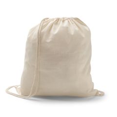 HANOVER, 100% cotton drawstring bag (100 g/m²), Light natural, 92456-150