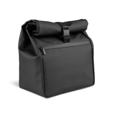 AZORES COOLER, PU roll-top cooler bag with PEVA insulation (7L), Black, 92580-103
