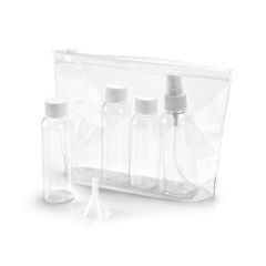 DENIRO, Airtight PVC cosmetic bag, Transparent, 92722-110